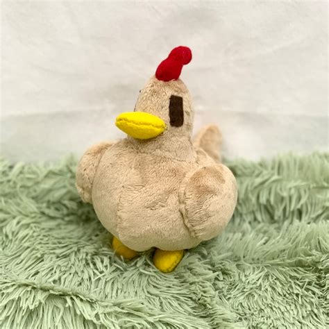Stardew Valley Chicken Plush 5 Colors White Brown Blue Etsy Singapore