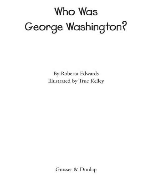 Who Was George Washington Roberta Edwards Esl 32 Tcc Studocu