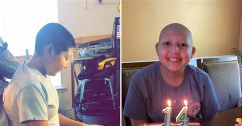 13 Year Old Girl Battling Cancer Shaved Her Head And Learned To Love Herself