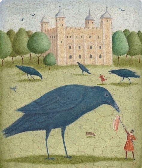 tower ravens by alison jay after visiting the tower of london for the first time last year