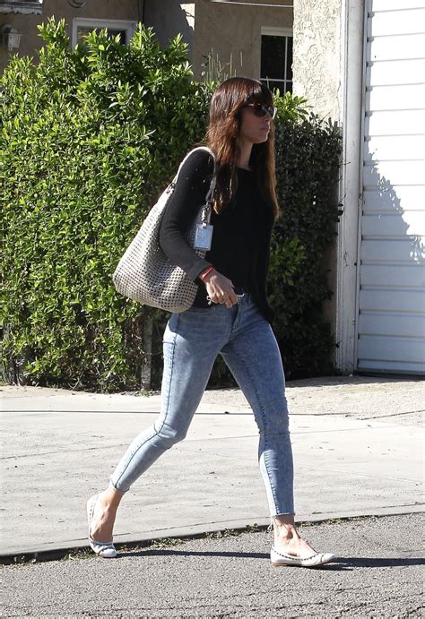Jessica Biel In Tight Jeans Out In Studio City March 16 2017