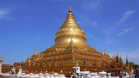 The Impressive Shwezigon Pagoda Bagan World Top Top