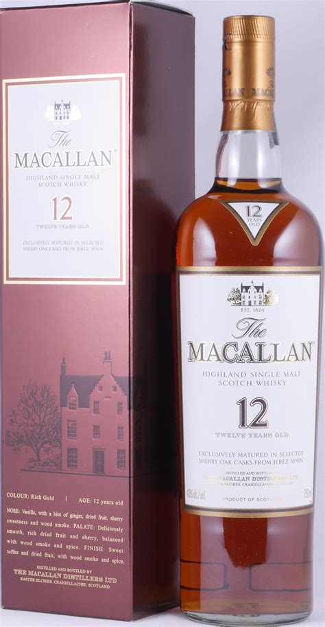 Macallan 12 Years Sherry Oak Highland Single Malt Scotch Whisky 430
