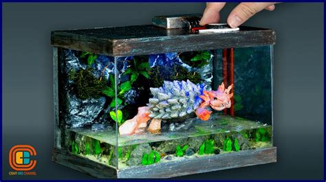 How To Make Realistic Minecraft Gamera Axolotl Diorama Polymer Clay