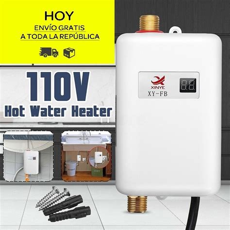 Calentador De Agua Electrico 110v Boiler De Paso Meses Sin Intereses