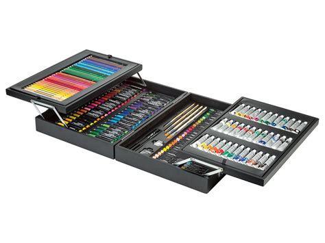 Crelando® Coffret à Dessin Et Peinture 174 Pièces