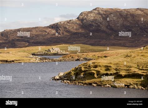 Uk Scotland Western Isles Outer Hebrides North Uist Lochmaddy Croft