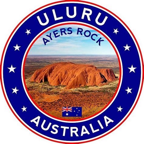 Uluru Ayers Rock Australia Circle Ayers Rock Australia Luggage