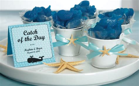 Anyone have some good ideas for party favors at a beach wedding? Blue Styling for the Beach | Beach Weddings Bournemouth