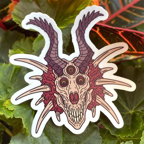 Beast Of Flesh And Blood Sticker — Hannah Comstock