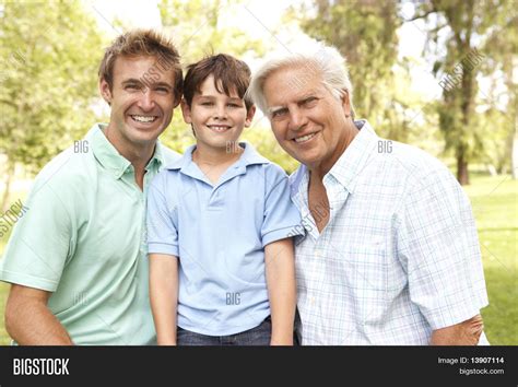 grandfather father son image and photo free trial bigstock