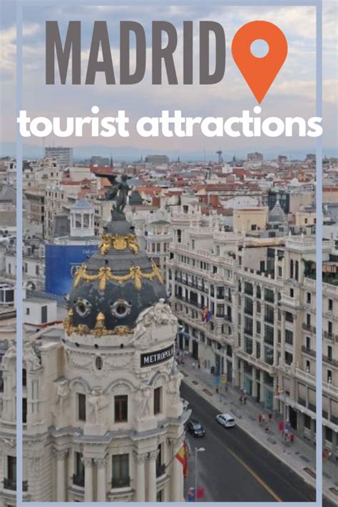 Comprehensive Tourist Map Of Madrid Attractions Valentinas Destinations Madrid Tourist Map