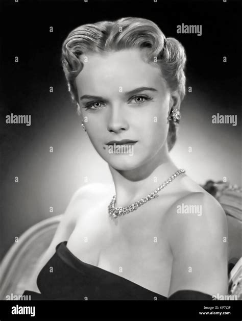 Anne Francis 1930 2011 American Film And Tv Actress About 1960 Stock