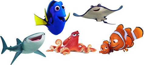 Download Finding Dory Characters Png Finding Dory Nemo Png Clipartkey