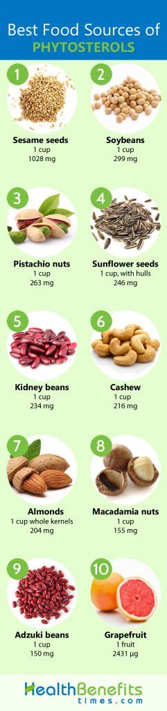Phytosterols Facts And Health Benefits Nutrition