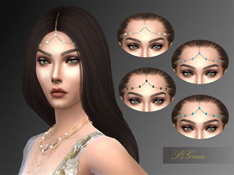 The Sims Resource S4grace Head Jewelry