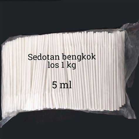 Jual Sedotan Bengkok Los 5 Ml Per 1 Kg Putih Hitam Kota Surabaya Indo Jaya Plastik Tokopedia