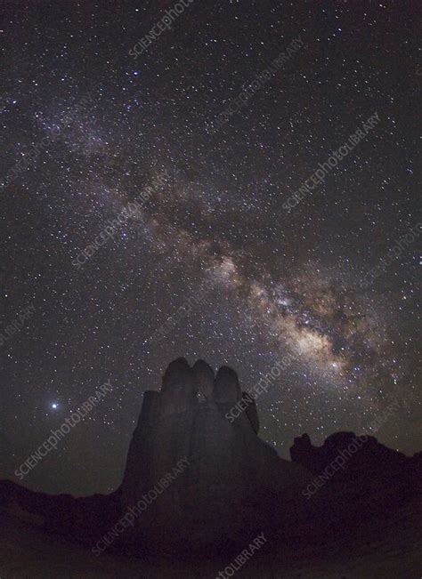 Milky Way Above Saharan Rocks Stock Image C0118567 Science Photo