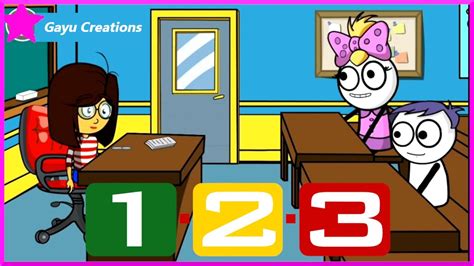 Learn 123 For Kids With Fun Lkg Videos Numbers Counting 1 To 10 Youtube