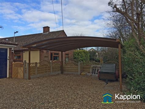 Curved double carport rochester june 3, 2021; Double Carport Installed in Essex | Kappion Carports & Canopies