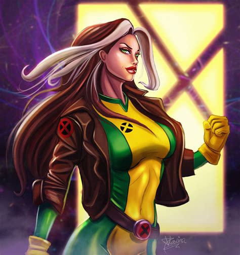 Rogue X Men By 0odhaxina On Deviantart