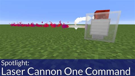 How To Make Laser Cannons In Minecraft Using One Command Youtube