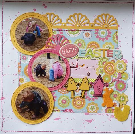 Happy Easter Scrapbook Crafts Easter Projects Happy Easter