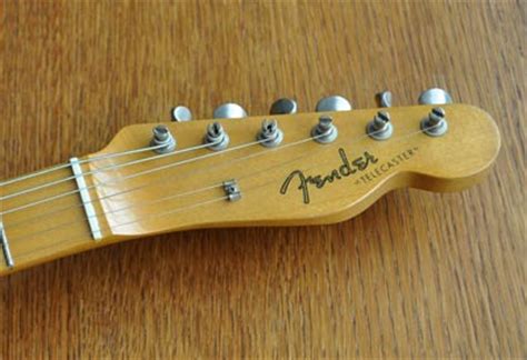 I was clearing out boxes of gear from my retail music shop (it was a full range music store, now a dedicated ukulele seller) and came across a batch of water slide headstock decals for fender stratocasters and fender telecasters. 1990-91 Fender Albert Collins Custom Telecaster