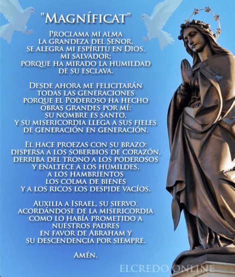 Oración La Magnífica O Magnificat Esbiblia