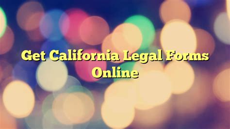 Get California Legal Forms Online Careers Employment