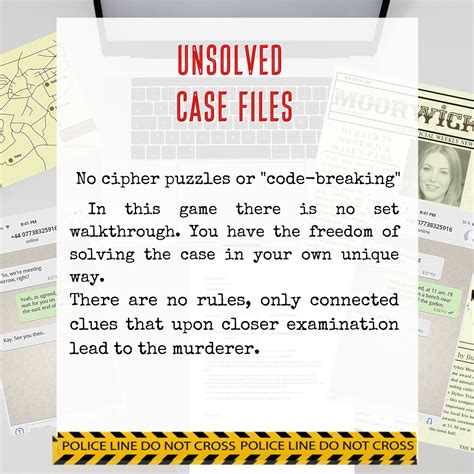 Unsolved Case Files Game Printable Pdf Printable Word Searches