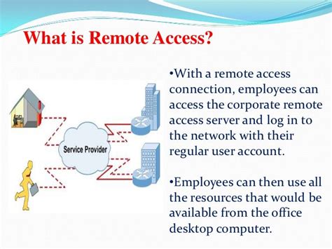 Infrastructure Setup Remote Access Service