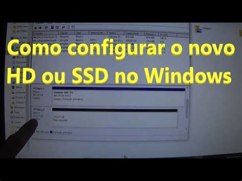 Fazendo Novo Hd Ou Ssd Aparecer No Windows Youtube