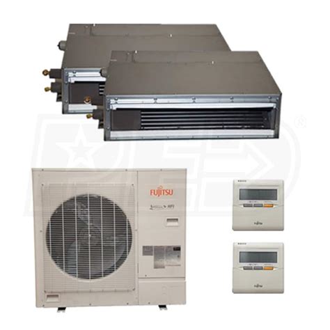 Fujitsu F2h45d18240000 Concealed Duct 2 Zone System 45000 Btu