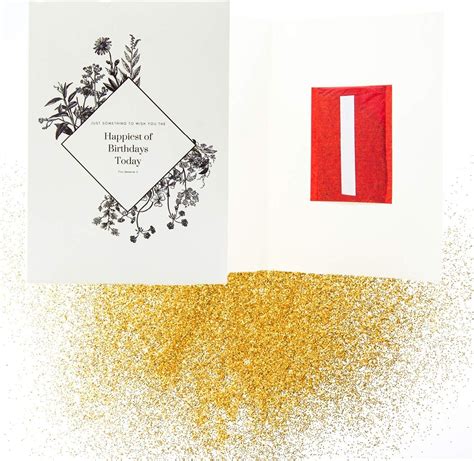 Glitter Prank Cards Surprise Birthday Card Exploding