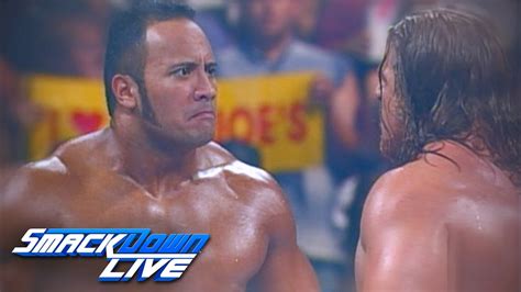 Relive Triple H Vs The Rock In Smackdowns First Main Event Smackdown