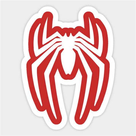 Spider Man Ps4 Logo Spider Man Sticker Teepublic