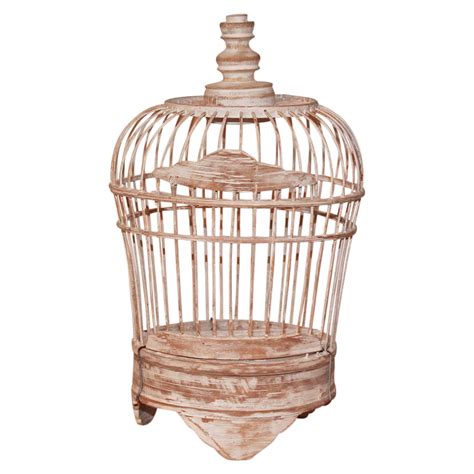 Create a comfortable space with bird cages and stands in a range of sizes, for small birds like finches and parakeets to large birds like cockatoos and parrots. 25cm Wooden Decorative Bird Cage, White Wash, Shabby Chic ...