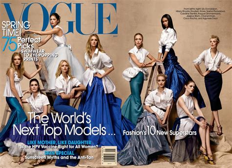 better together a look back at vogue s best model group covers vogue