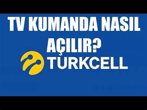 Turkcell TV Kumanda Nasıl Açılır YouTube