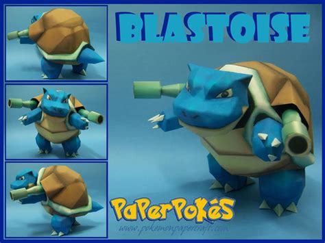 Como Hacer A Blastoise Papercraft Pokemon Como Hacer Un Pokemon