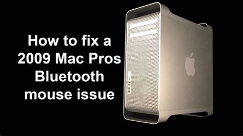 If you can't find anything under bluetooth or you don't have bluetooth at all, please read the additional note at the end of this description method #2: How To: 2009 Mac Pro Bluetooth Fix (Fixing Bluetooth and ...