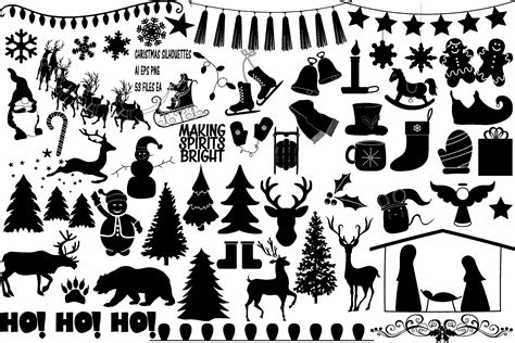 275 Christmas Silhouette Svg Free Download Free Svg Cut Files And