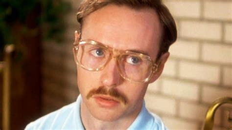 Napoleon Dynamite Film Aaron Ruell As Kip Raising Eyebrows Smile Gif