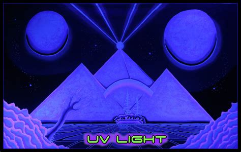 Giant Uv Banner Space Pyramid Space Tribe