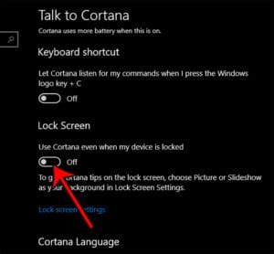How To Disable Cortana On The Lock Screen In Windows Solve Your Tech