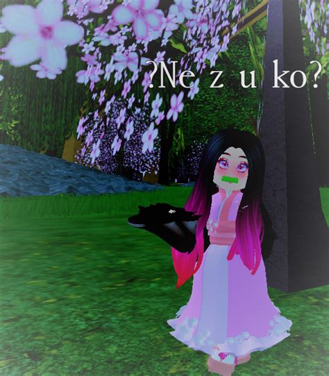 Nezuko Roblox Outfit Royale High Anime 2022