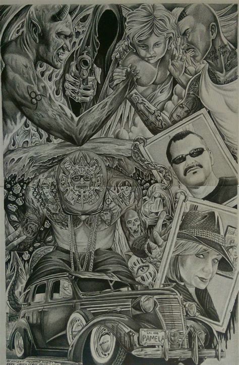 Res 1342x2048 Prison Art Chicano Art Beautiful Drawings Awesome Tattoos Lowrider Tattoo