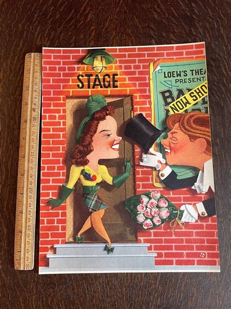 1940s mgm movie ad poster jacques kapralik babes on broadway judy garland ebay