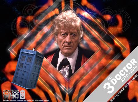 Doctor Who 50th Anniversary The 3rd Doctor By Vortexvisuals On Deviantart